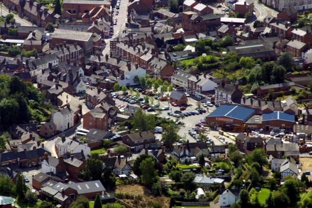 Border Counties Advertizer: Ellesmere from the air in 2002.